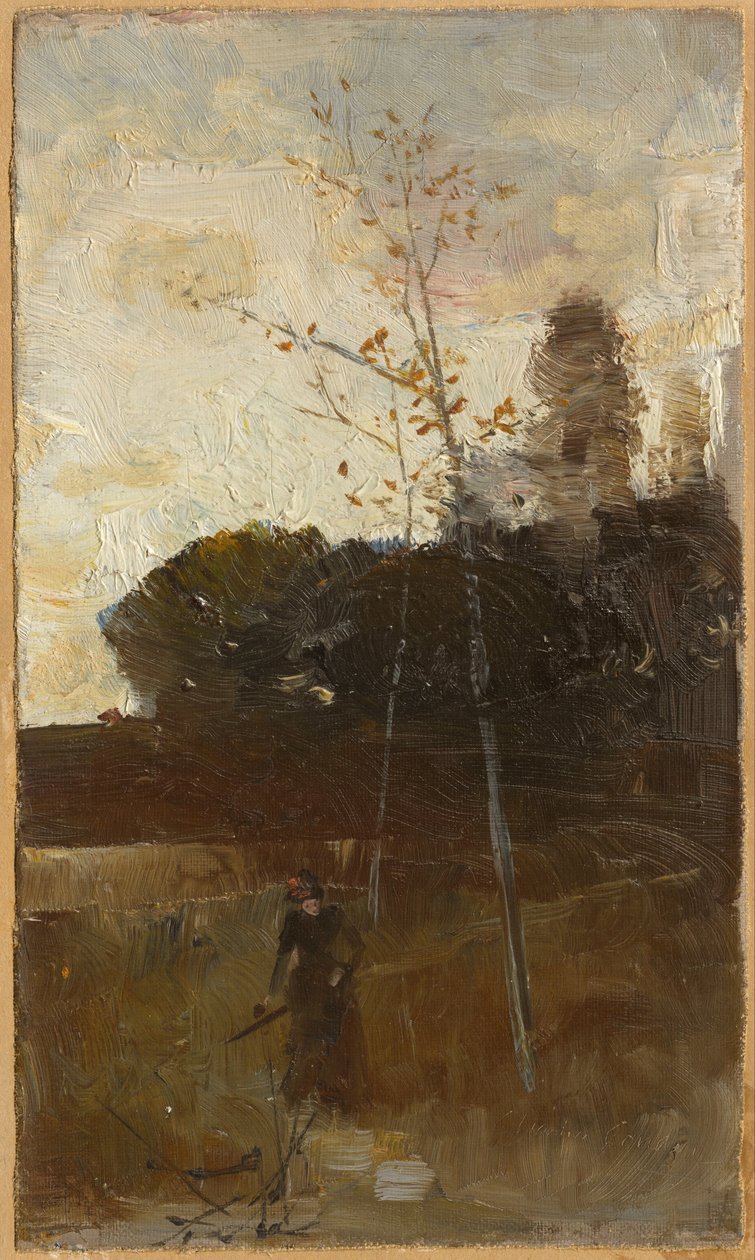 Le chemin depuis les bois - Charles Edward Conder