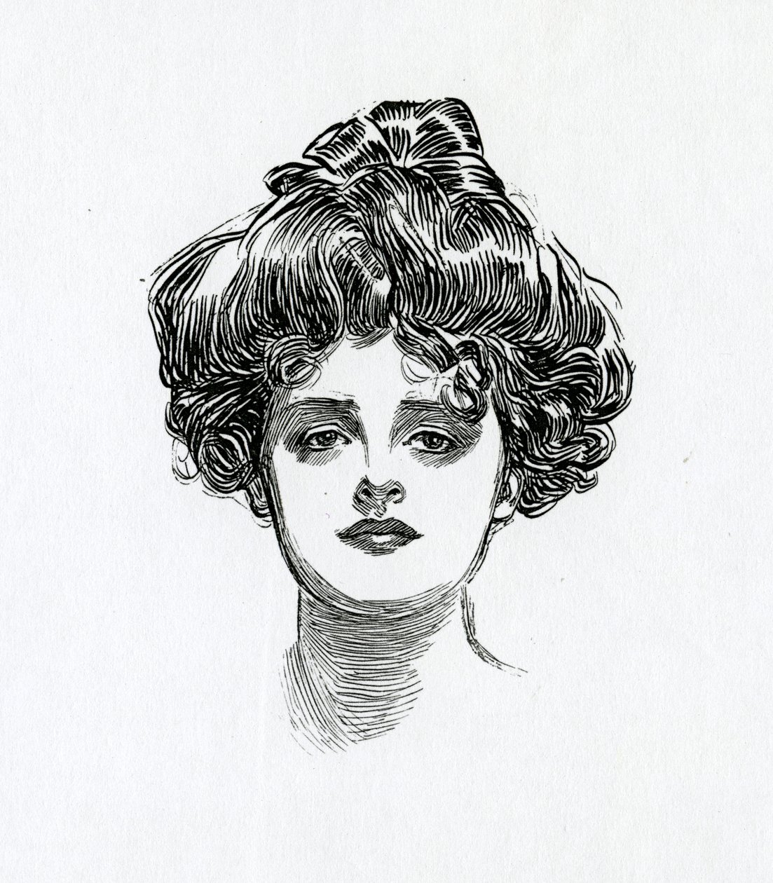 Une fille Gibson, vers 1902 - Charles Dana Gibson