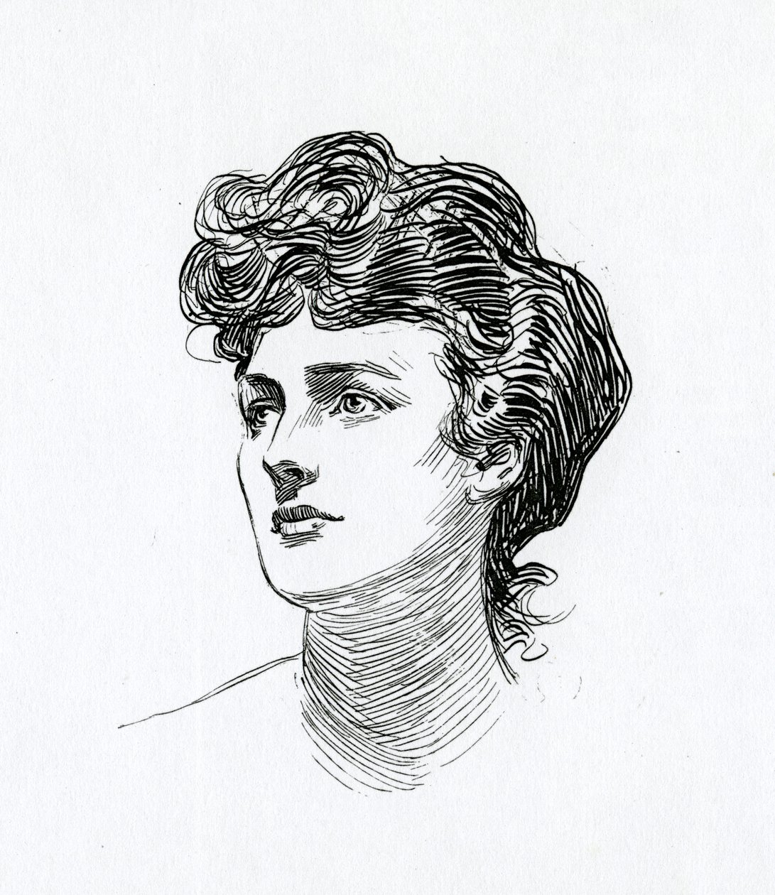 Une Fille Gibson, vers 1902 - Charles Dana Gibson