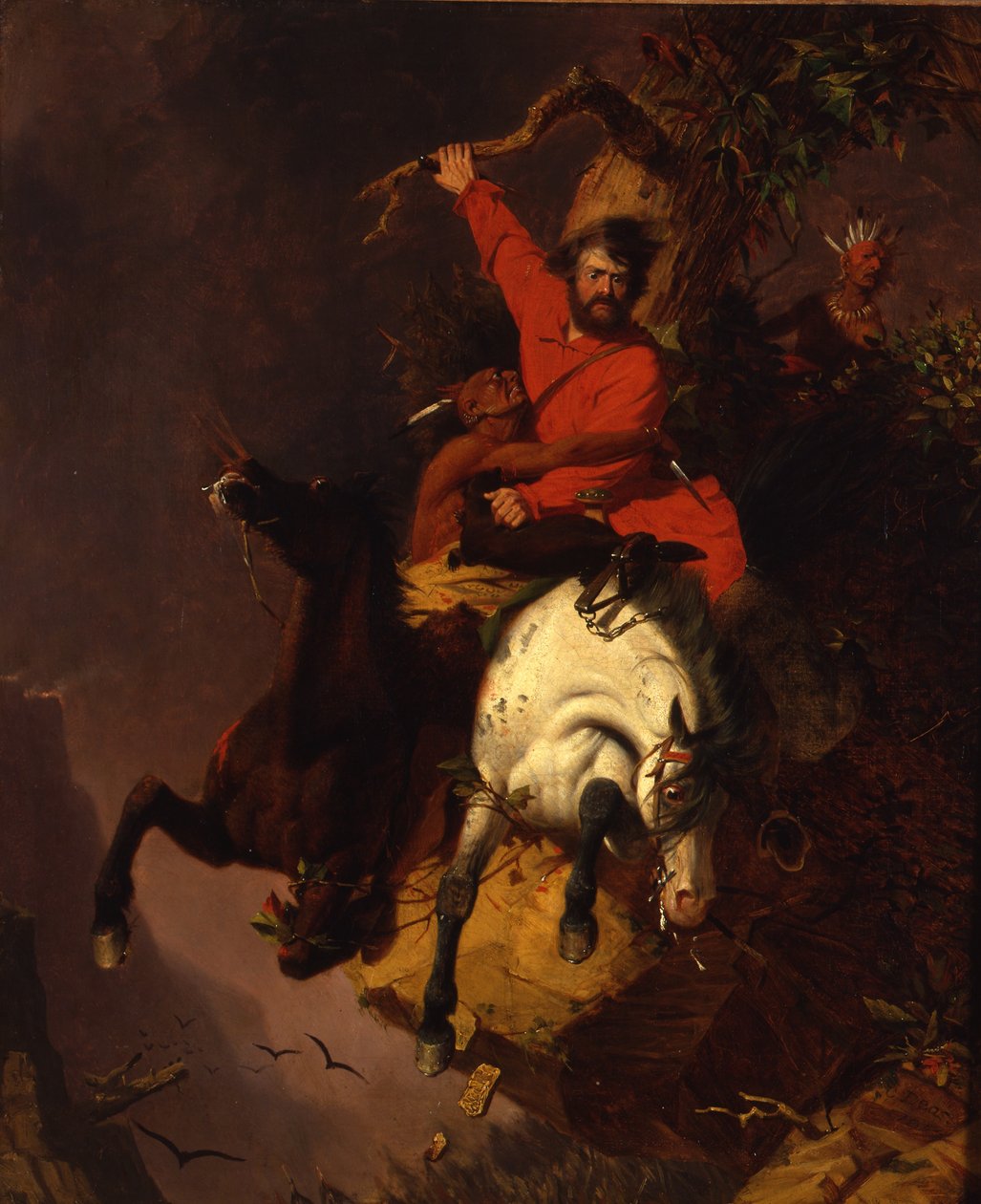 La lutte mortelle, 1840-45 - Charles Deas