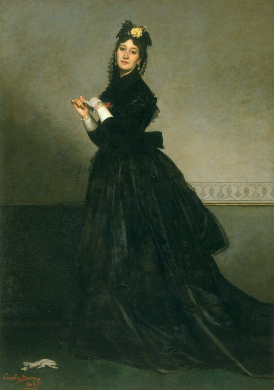 La Femme au Gant, 1869 - Charles Emile Auguste Carolus Duran