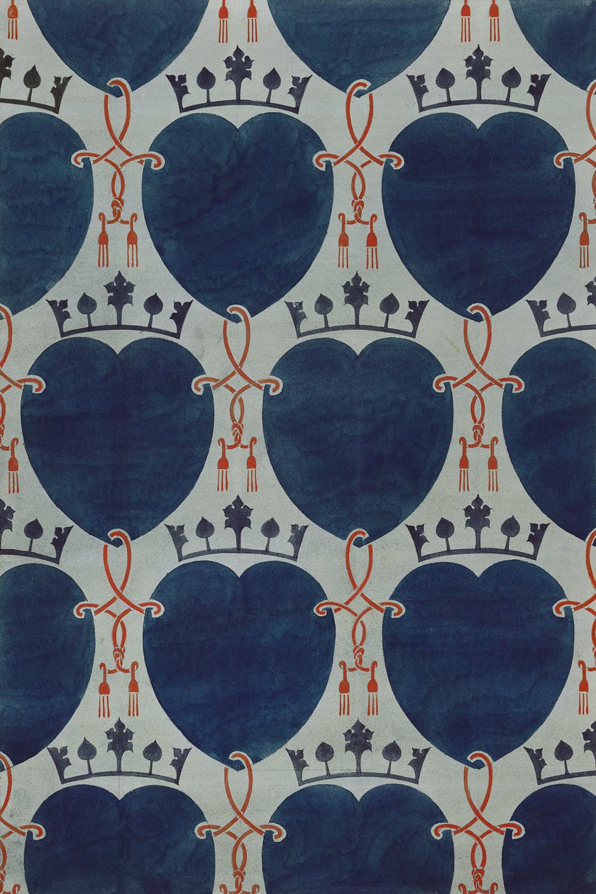Conception pour un tissu, c.1898 - Charles Francis Annesley Voysey