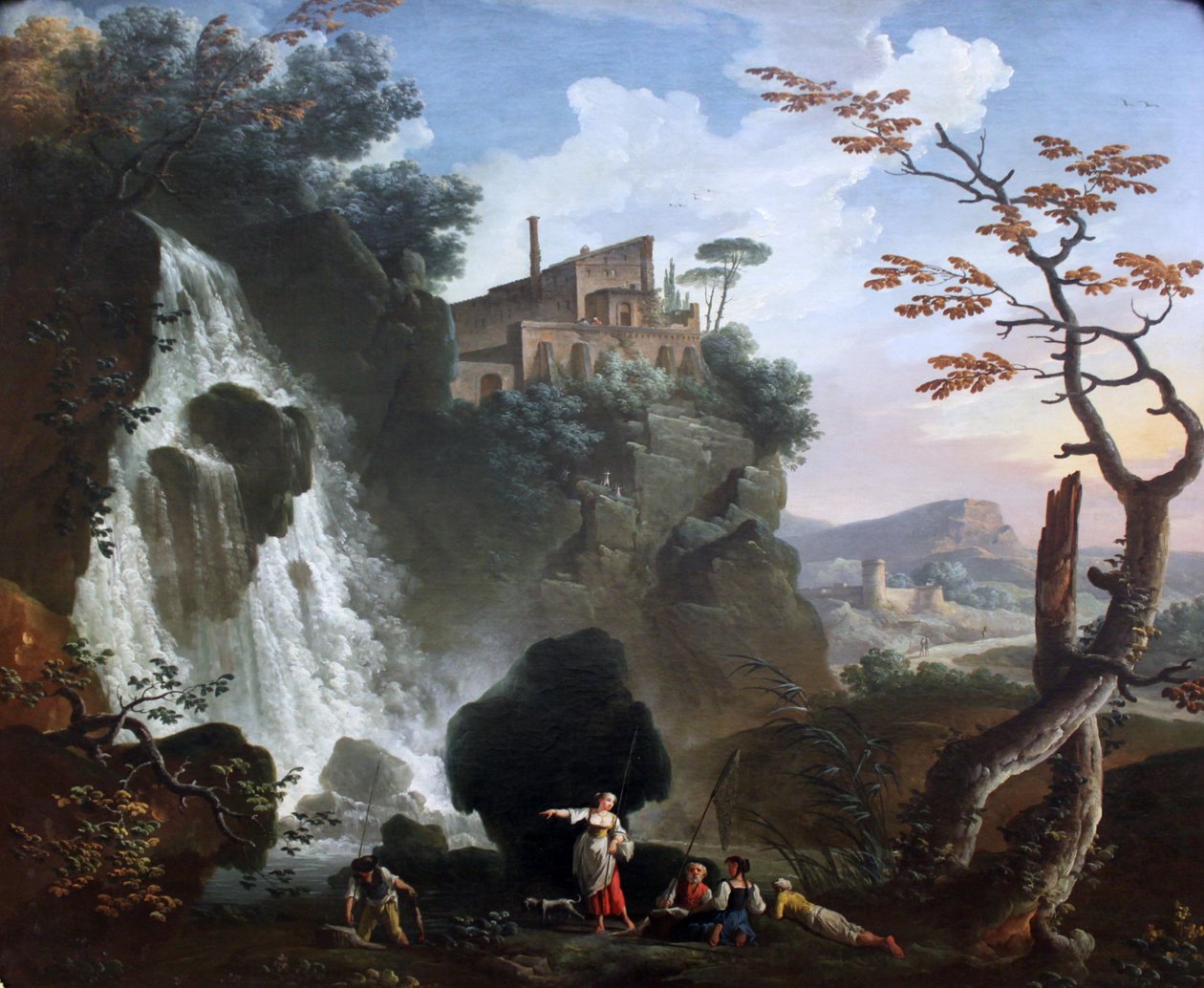La villa de Mécène à Tivoli - Charles François Grenier de Lacroix
