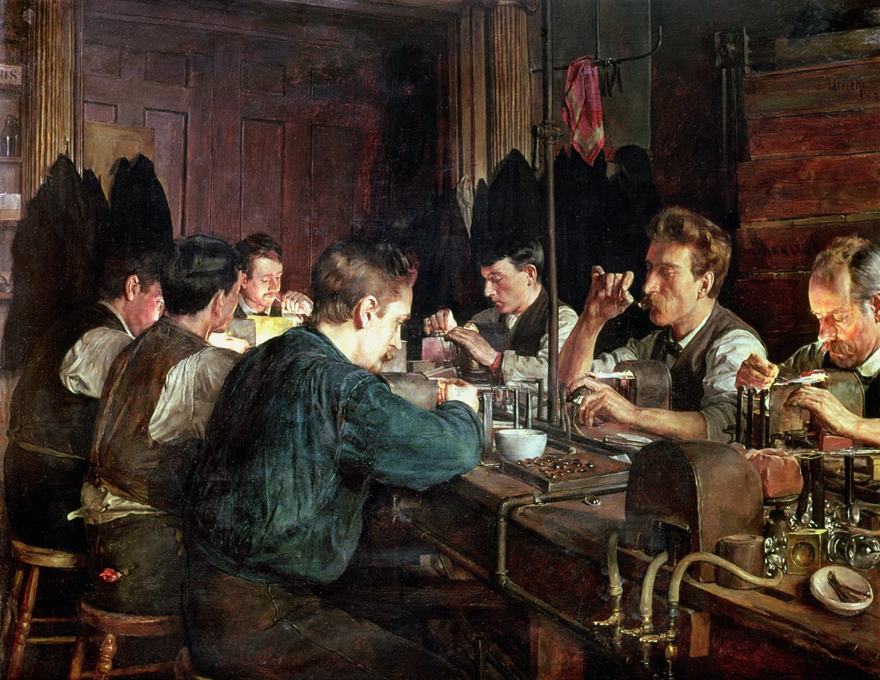 Les souffleurs de verre, 1883 - Charles Frederic Ulrich