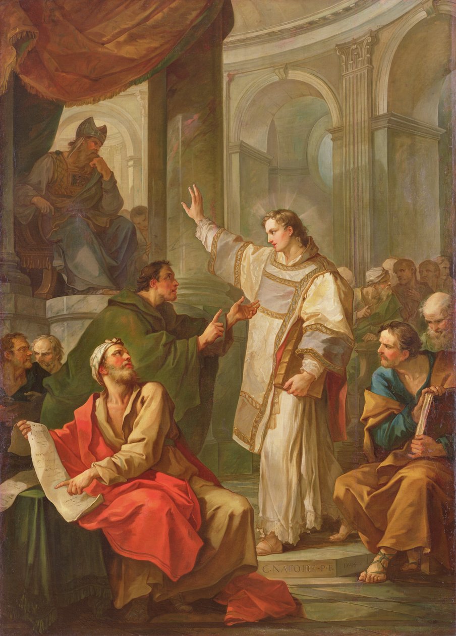 Le Sermon de Saint Étienne, 1745 - Charles Joseph Natoire
