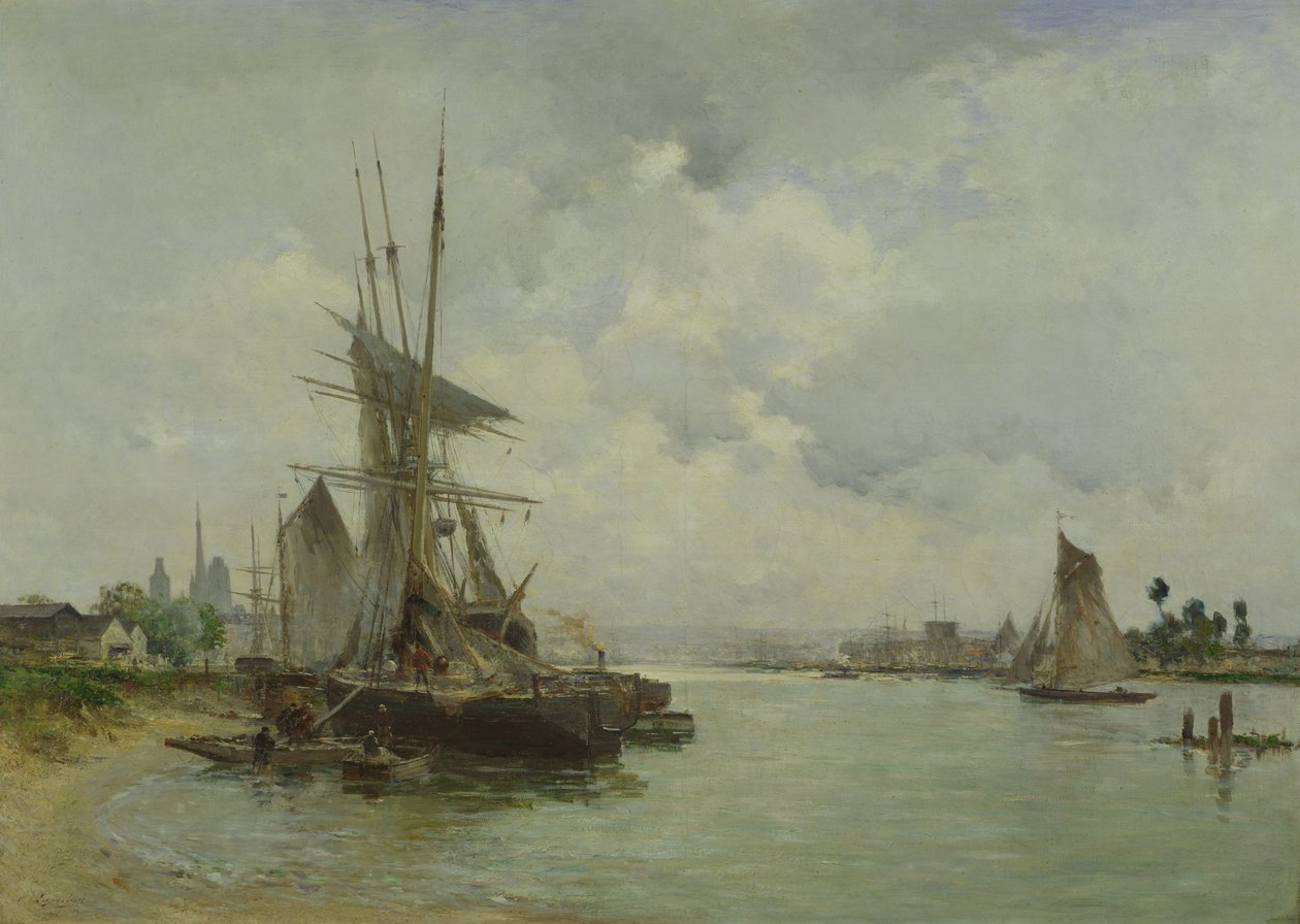 Vue de Rouen - Charles Lapostolet