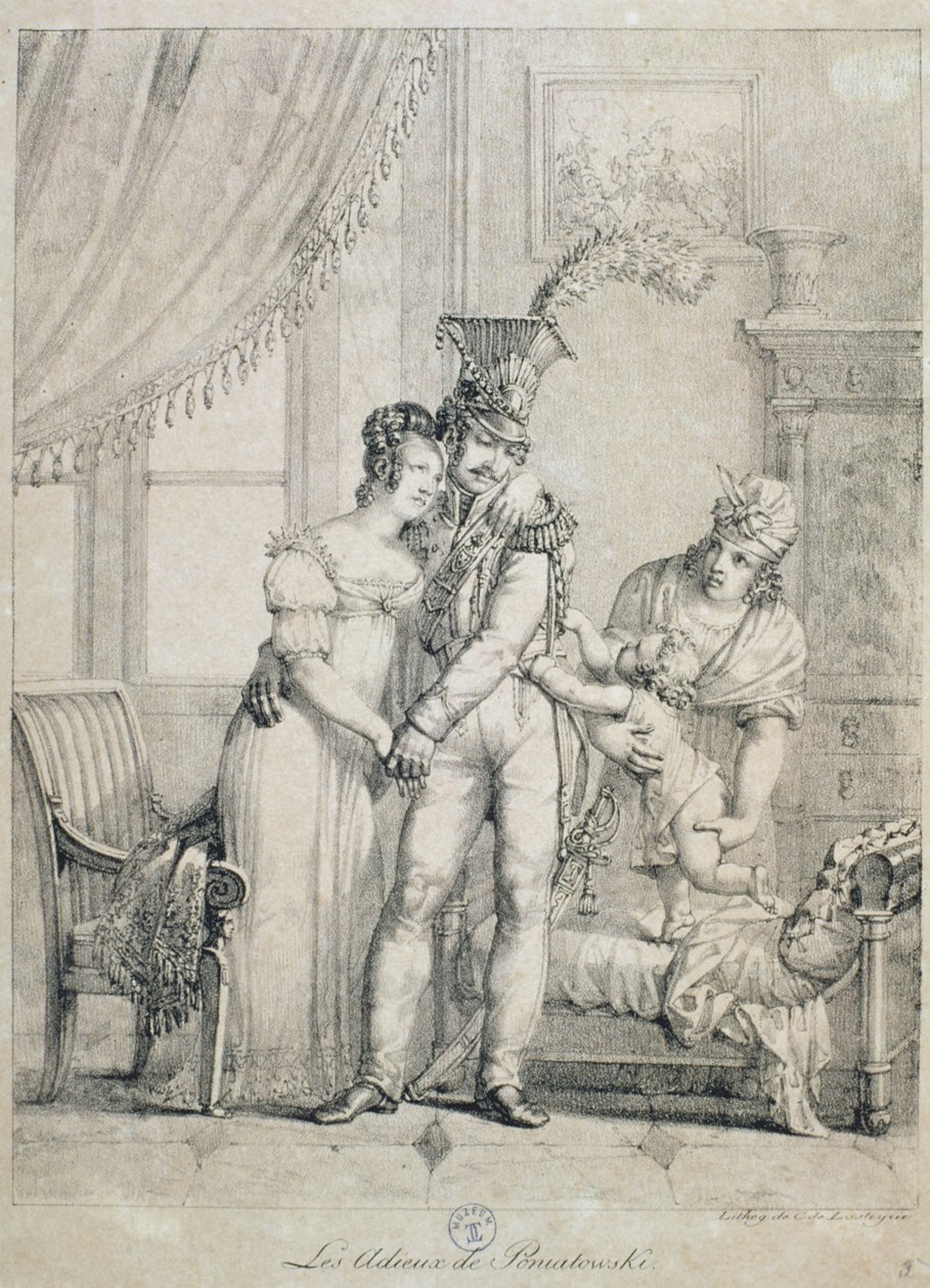 Adieu de Joseph Poniatowski, 1816 - Charles Lasteyrie du Saillant