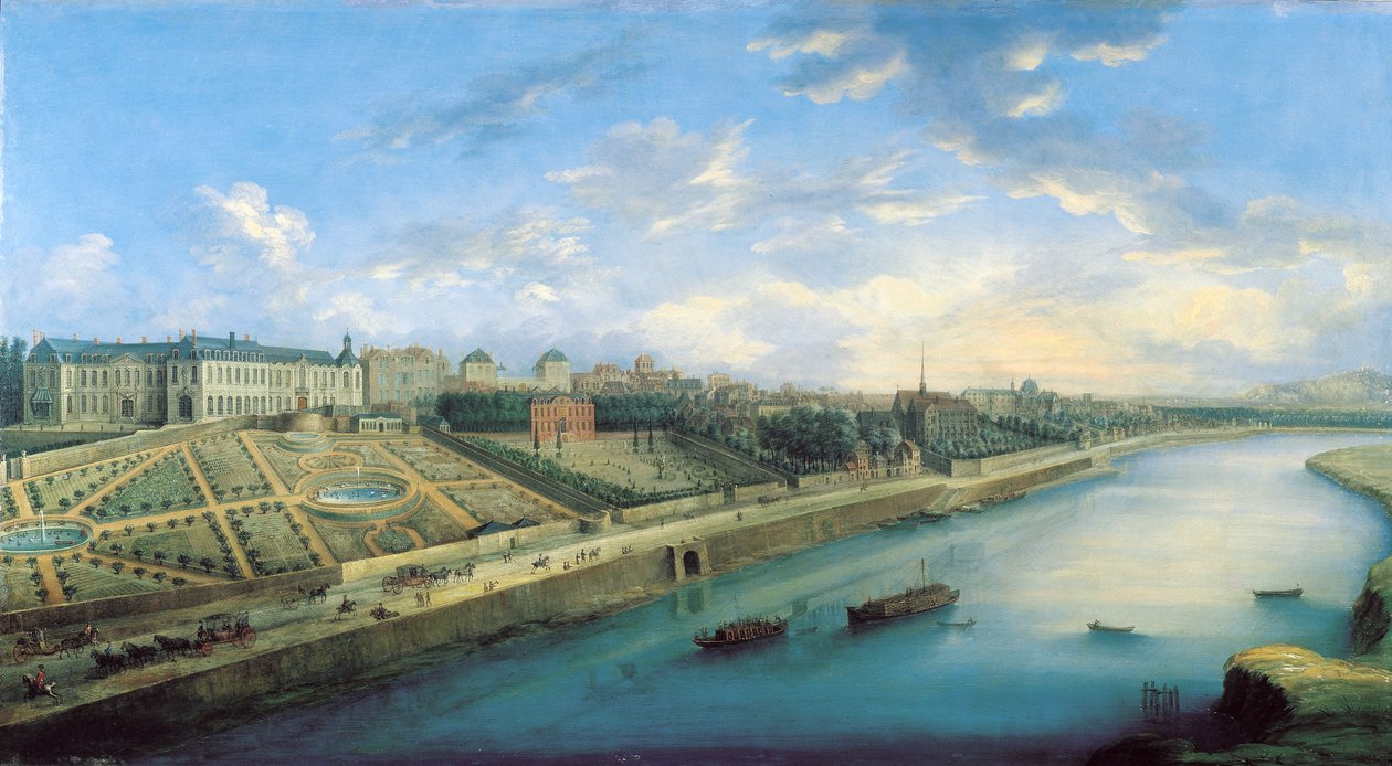 Vue de Passy et Chaillot depuis Grenelle - Charles Laurent Grevenbroeck