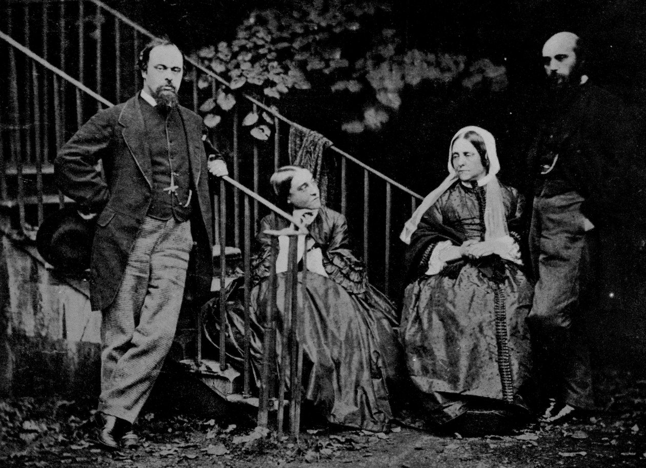 Portrait de la famille Rossetti, 1864 - Charles Lutwidge Dodgson