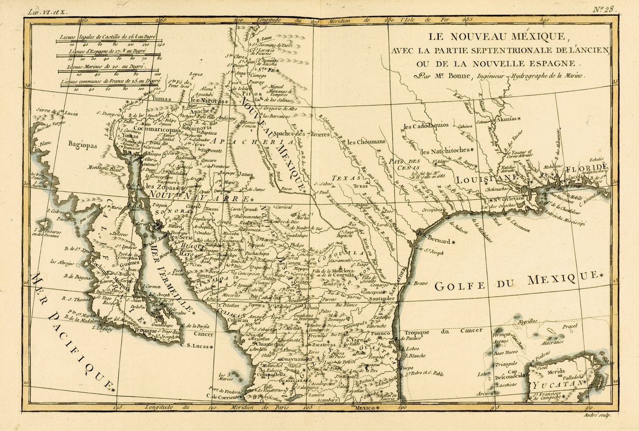 Nord du Mexique, de 