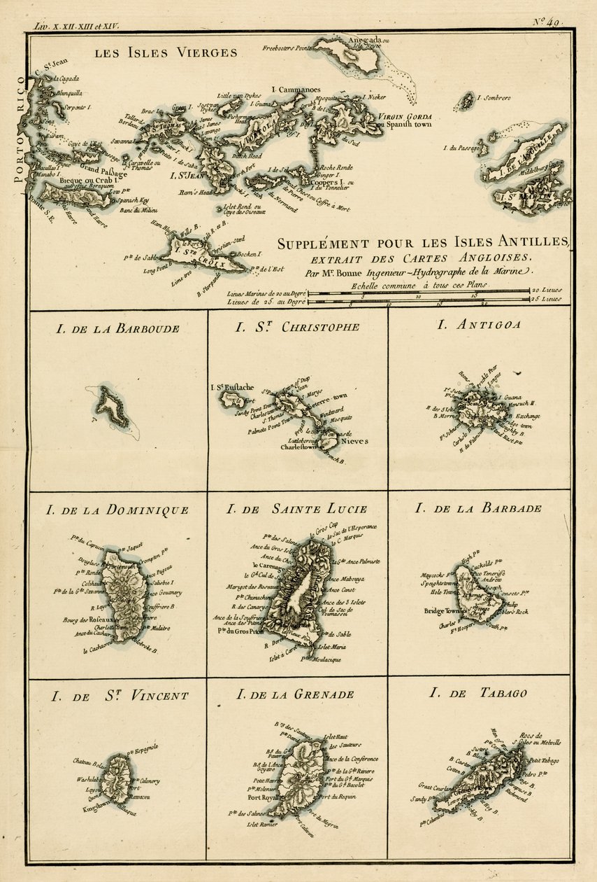 Les Îles Vierges, de 