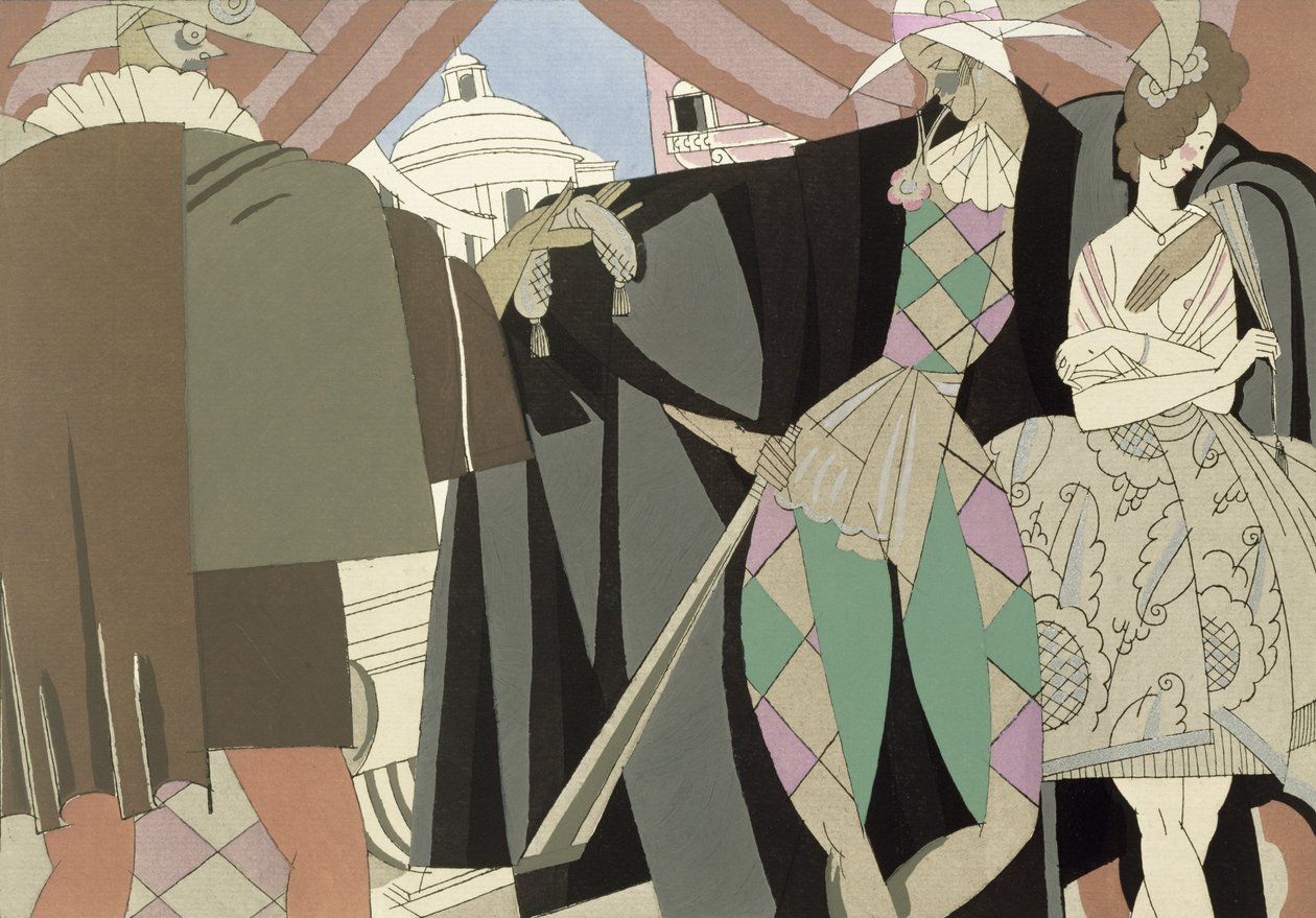 Comédie italienne, vers 1920 - Charles Martin