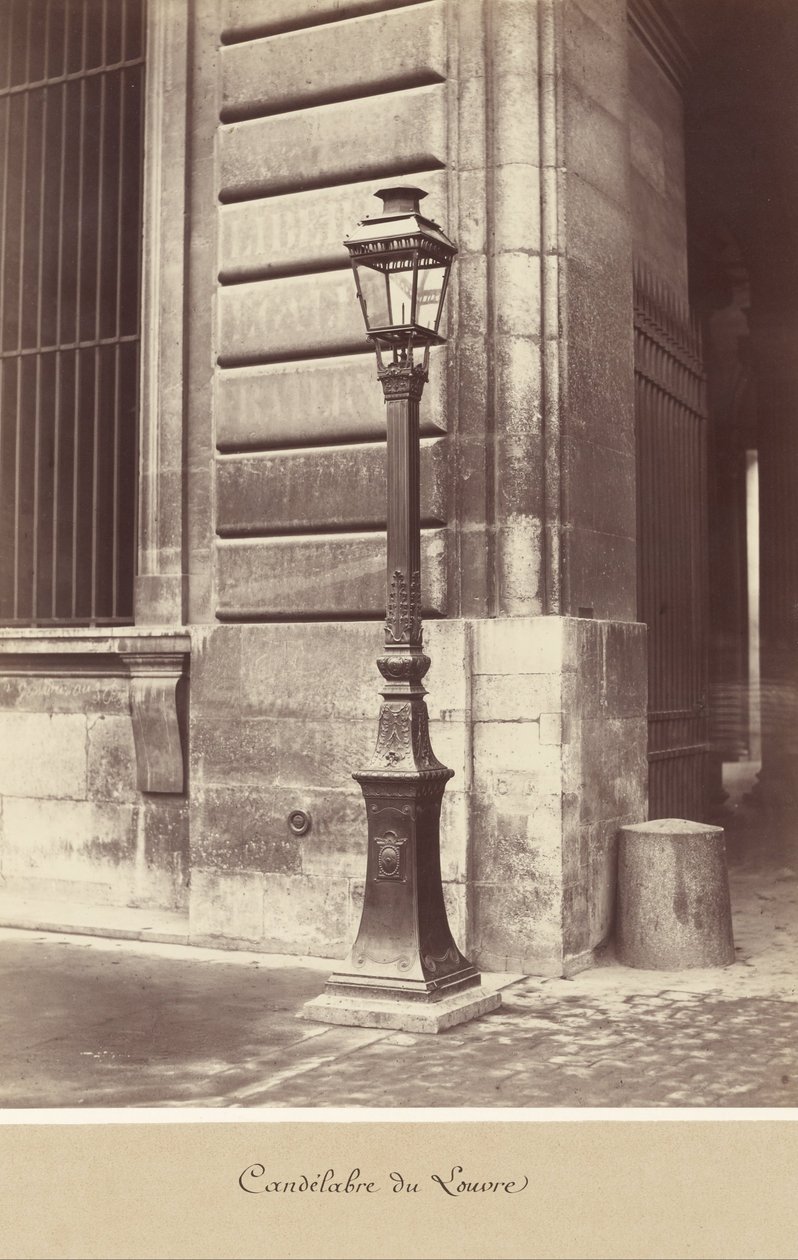 Candélabre du Louvre - Charles Marville