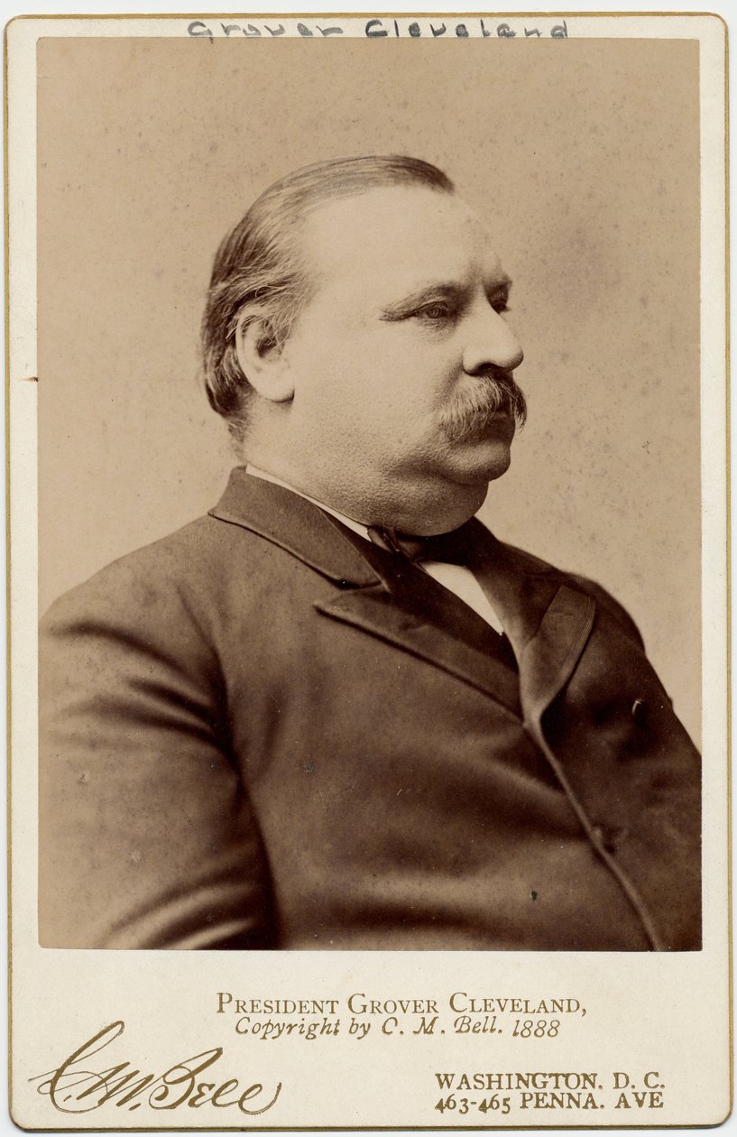 Stephen Grover Cleveland (1837-1908), 22e et 24e président des États-Unis d