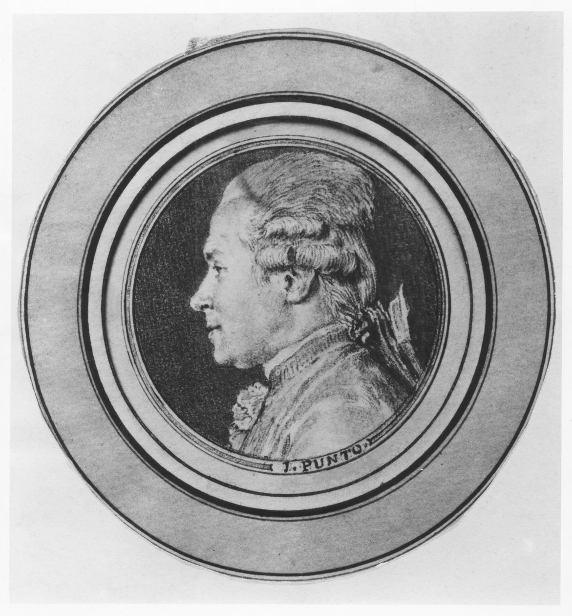 Portrait de Giovanni Punto - Charles Nicolas II Cochin