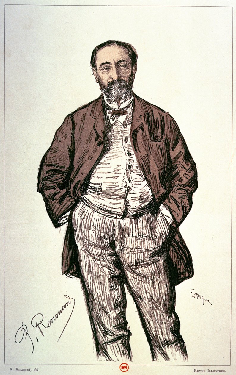 Portrait de Camille Saint-Saëns - Charles Paul Renouard