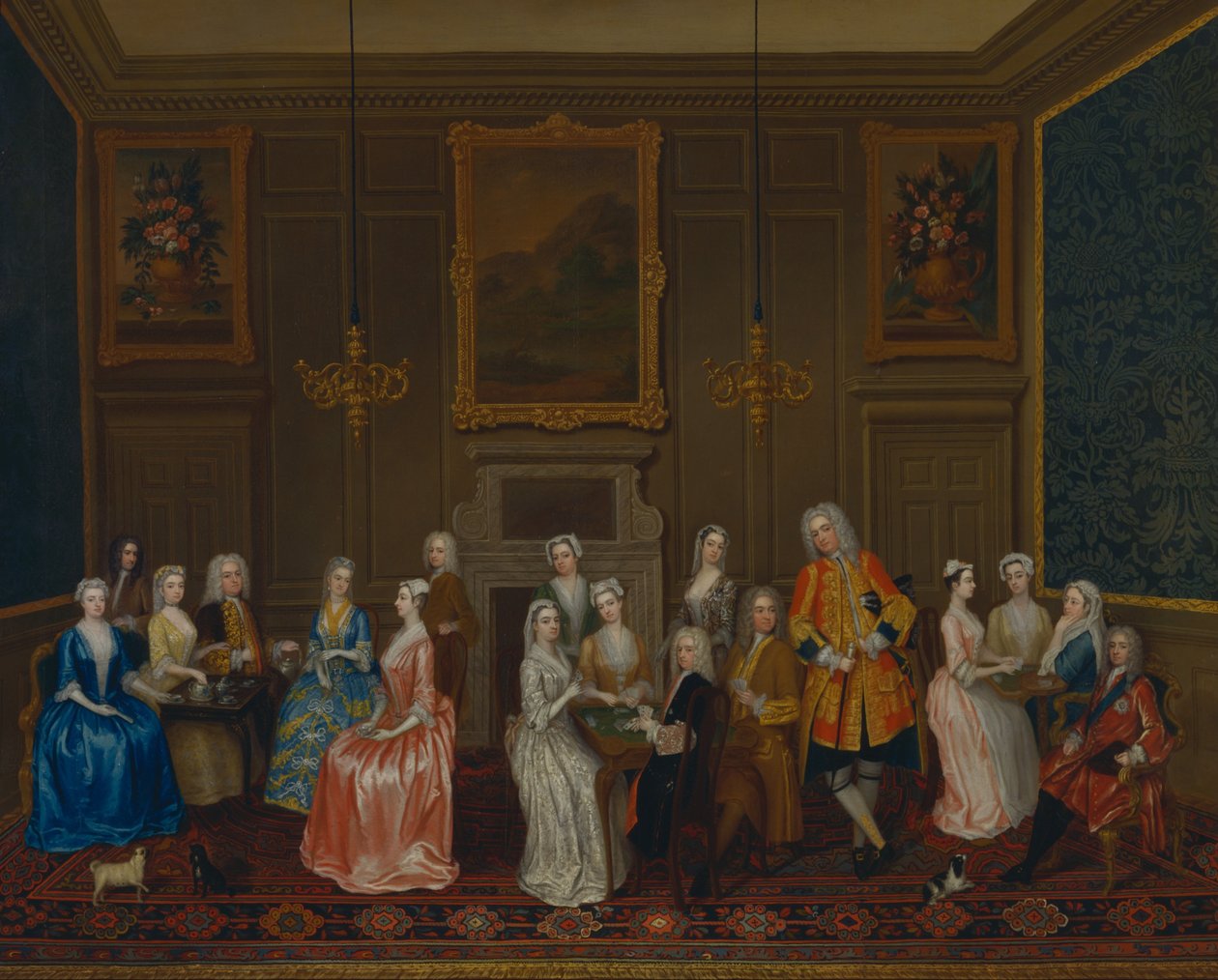 Thé chez Lord Harrington, St. James - Charles Philips