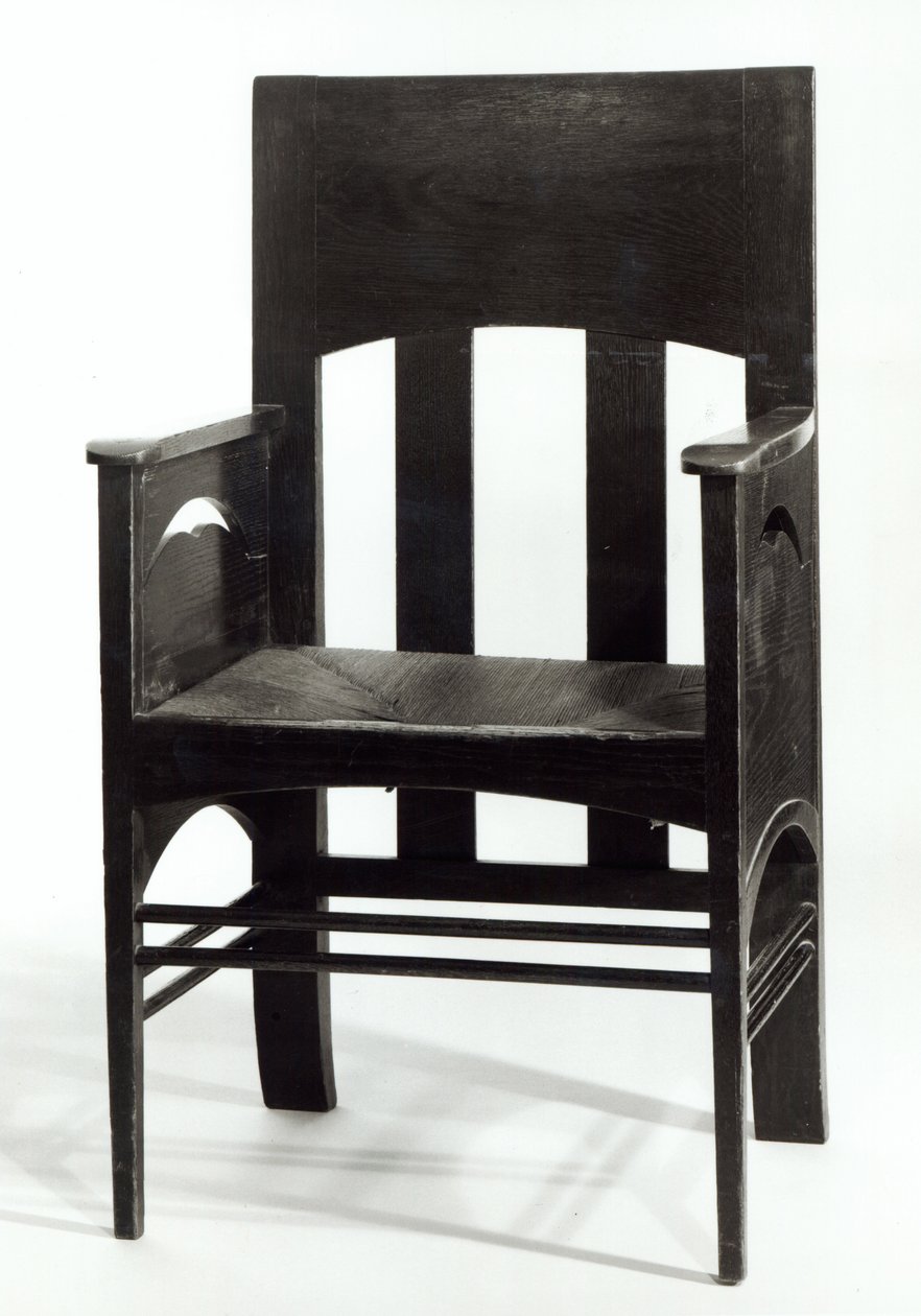 Fauteuil, c.1897 - Charles Rennie Mackintosh