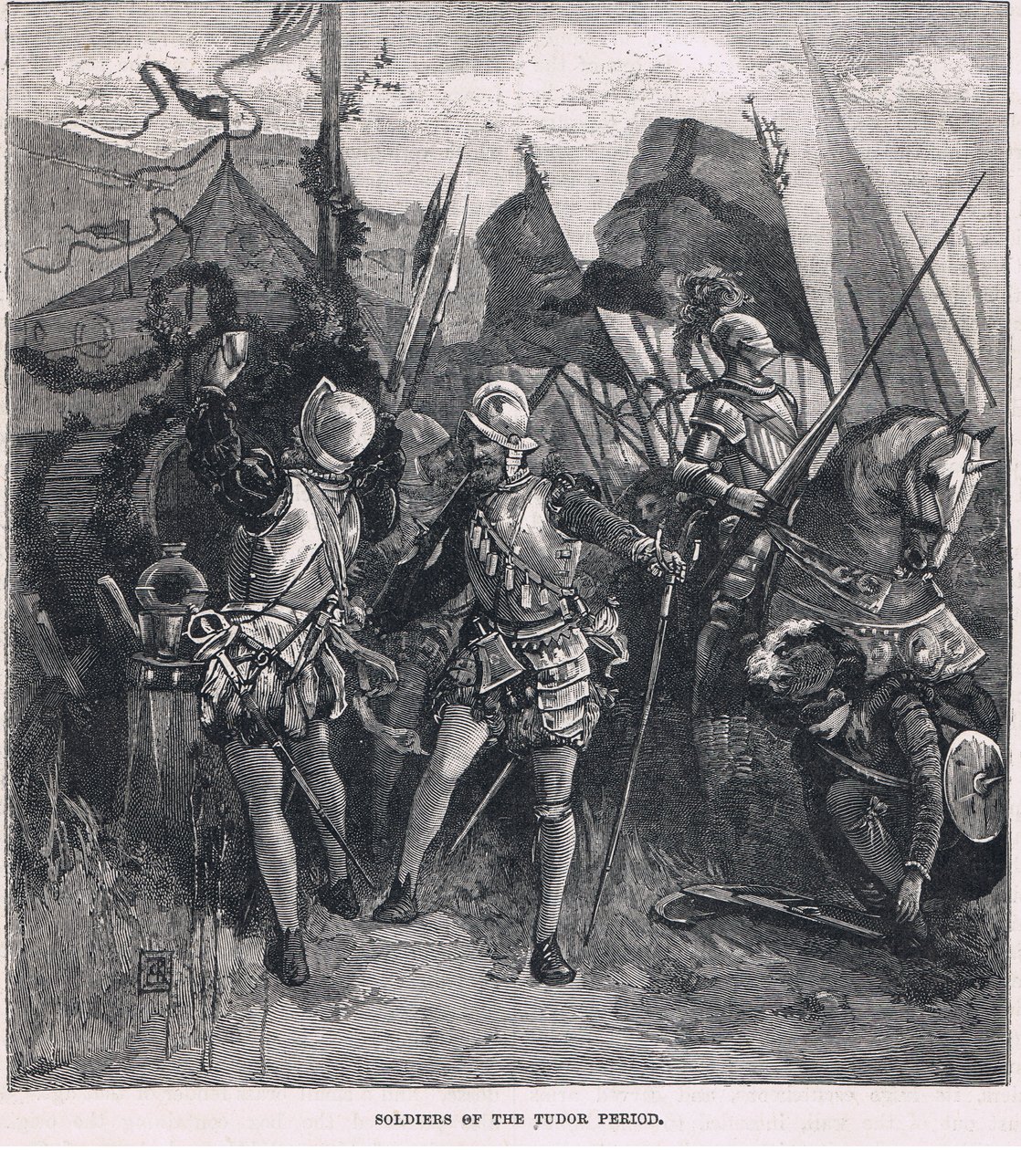 Soldats de la période Tudor - Charles Ricketts