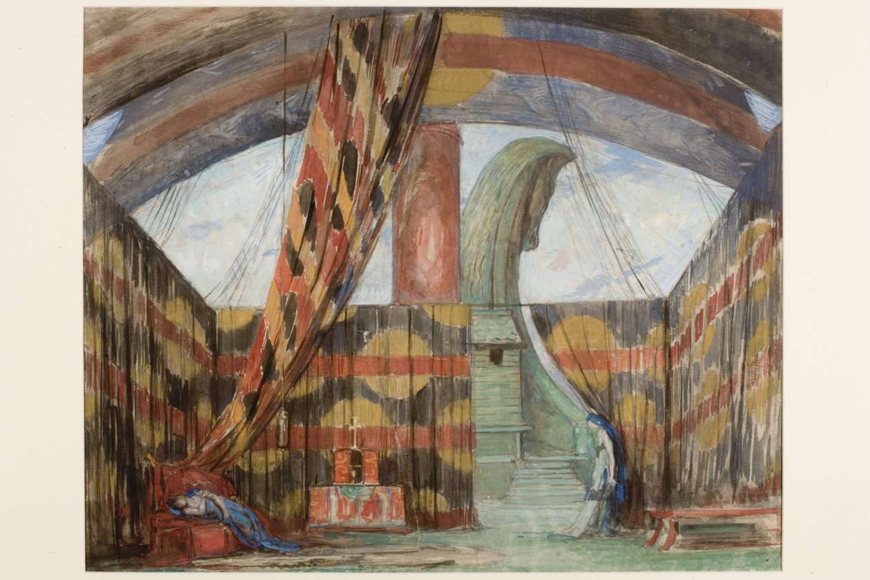 Décor de scène pour La mariée de Dionysos - Charles Ricketts