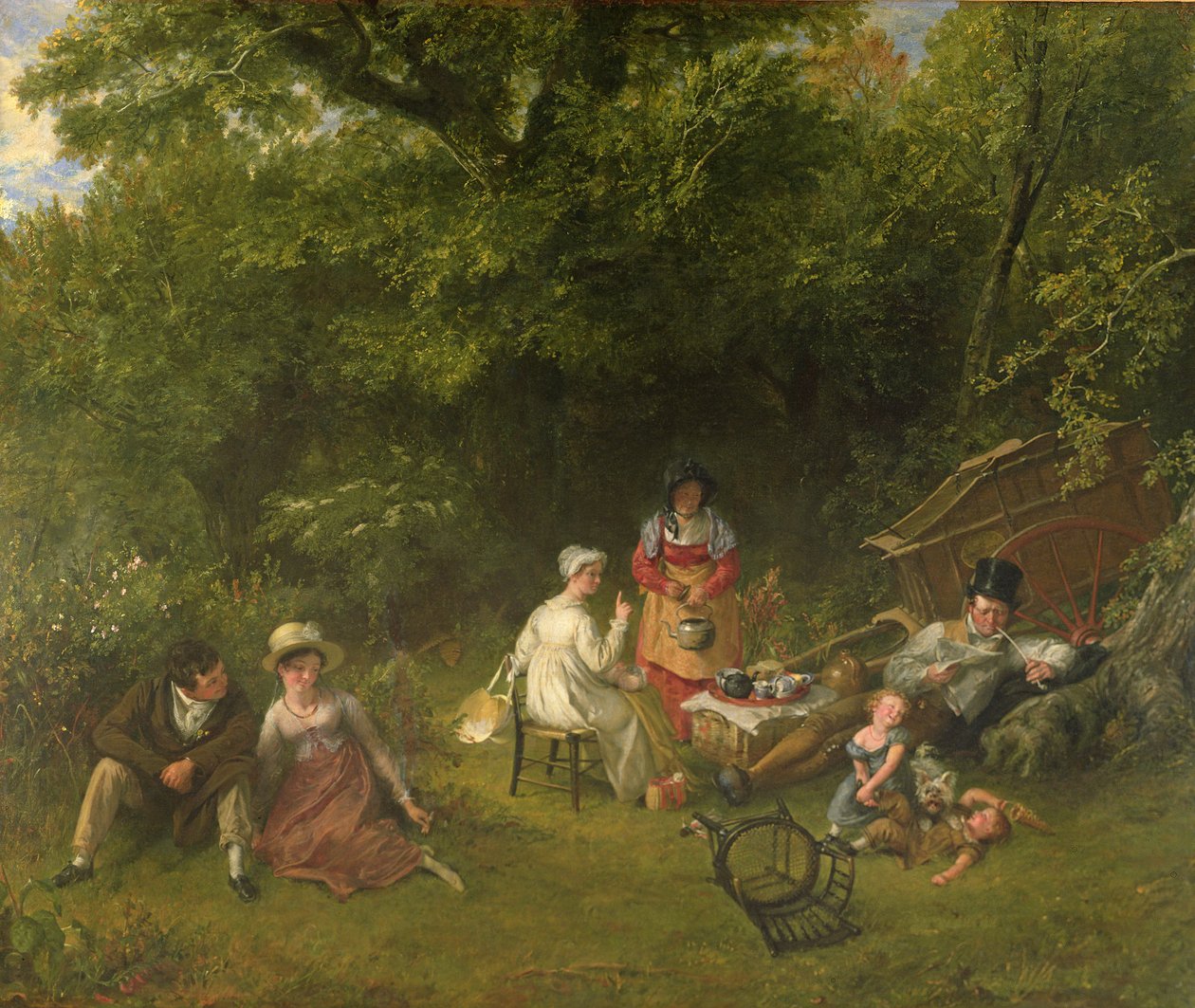 Les Londoniens en goguette, 1820 - Charles Robert Leslie