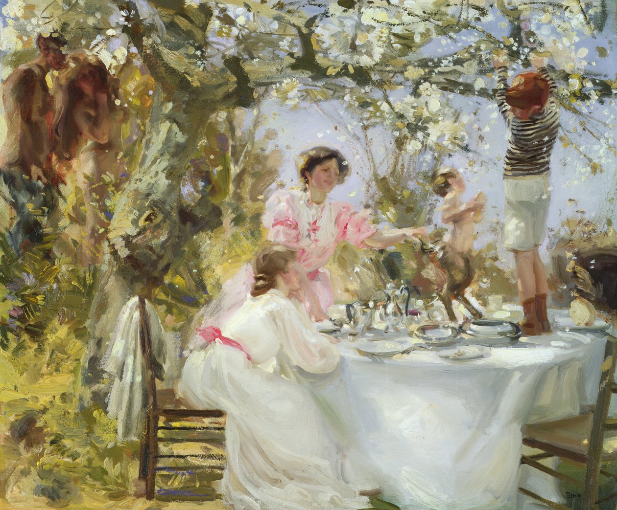Le petit faune, c.1906 - Charles Sims