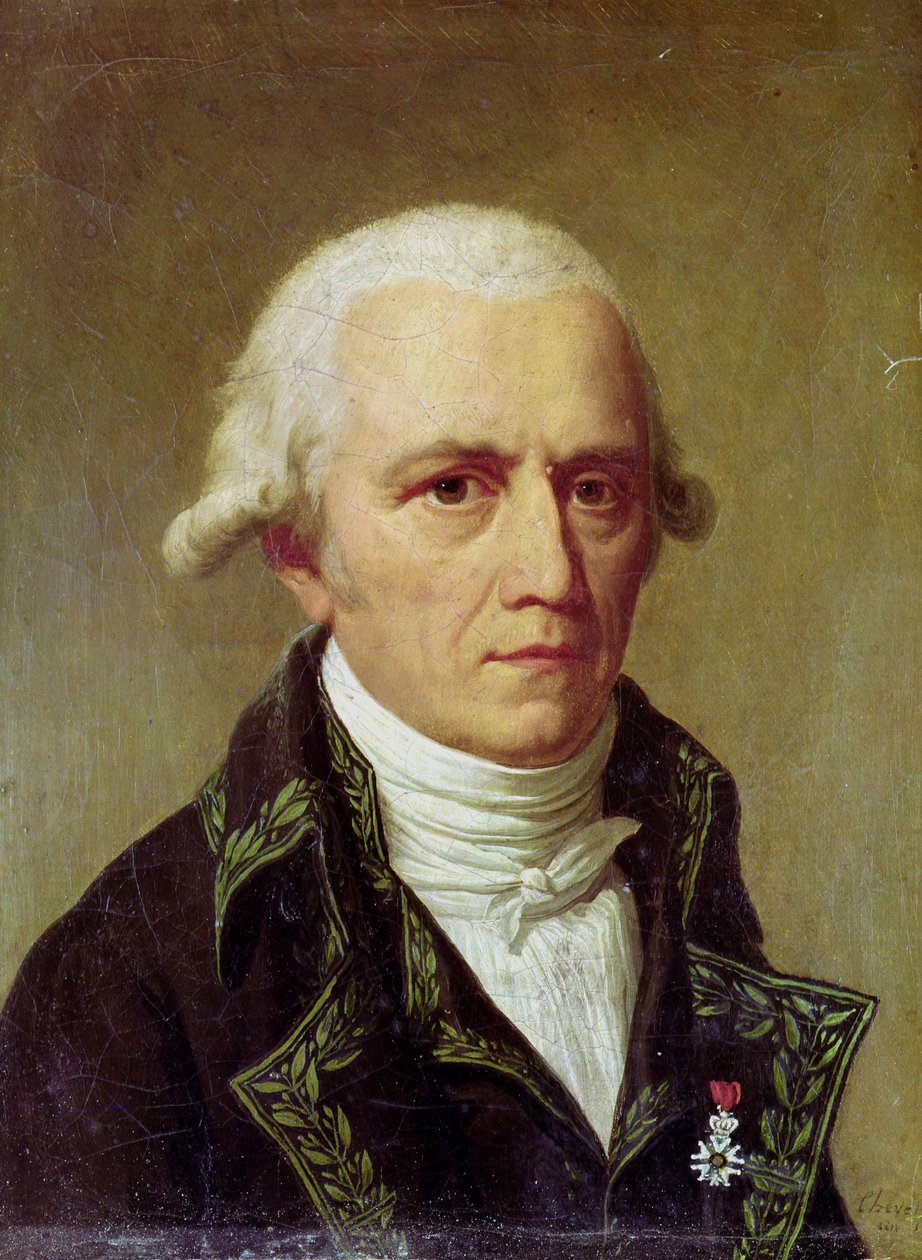 Portrait de Jean-Baptiste de Monet (1744-1829) Chevalier de Lamarck, 1802-03 - Charles Thevenin