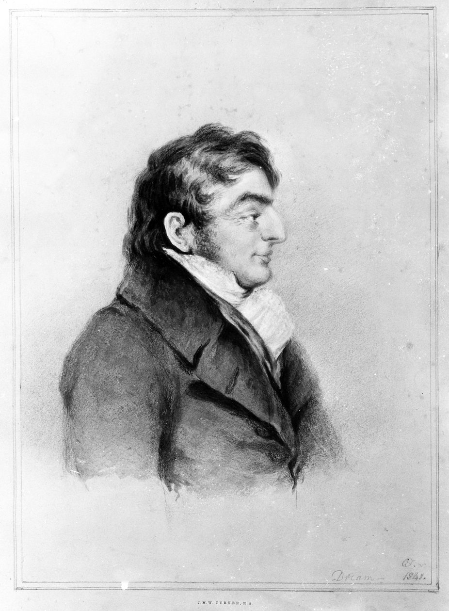 Portrait de Joseph Mallord William Turner, 1841 - Charles Yardley Turner