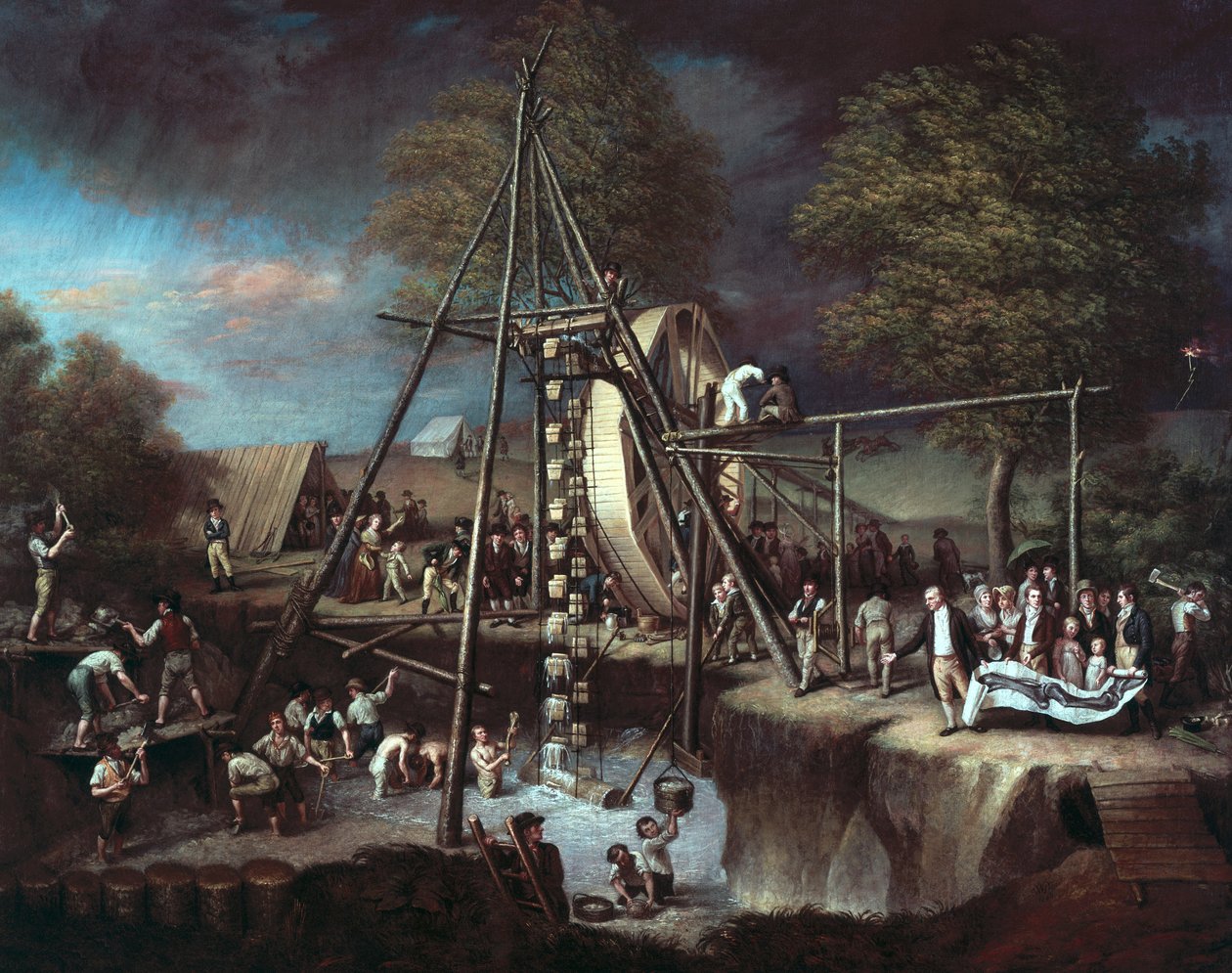 Exhumation du mastodonte, 1806 - Charles Willson Peale