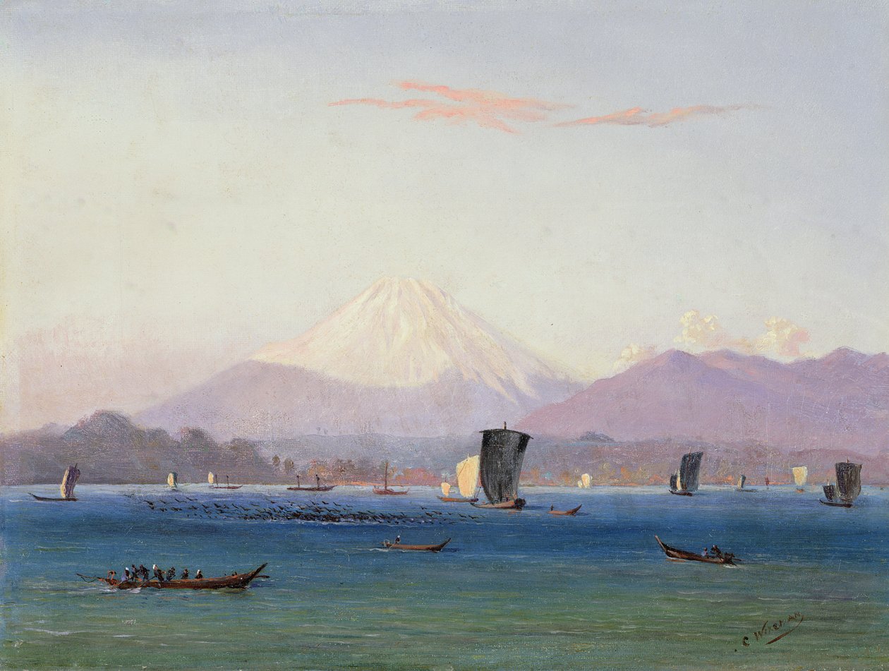 Vue du mont Fuji - Charles Wirgman