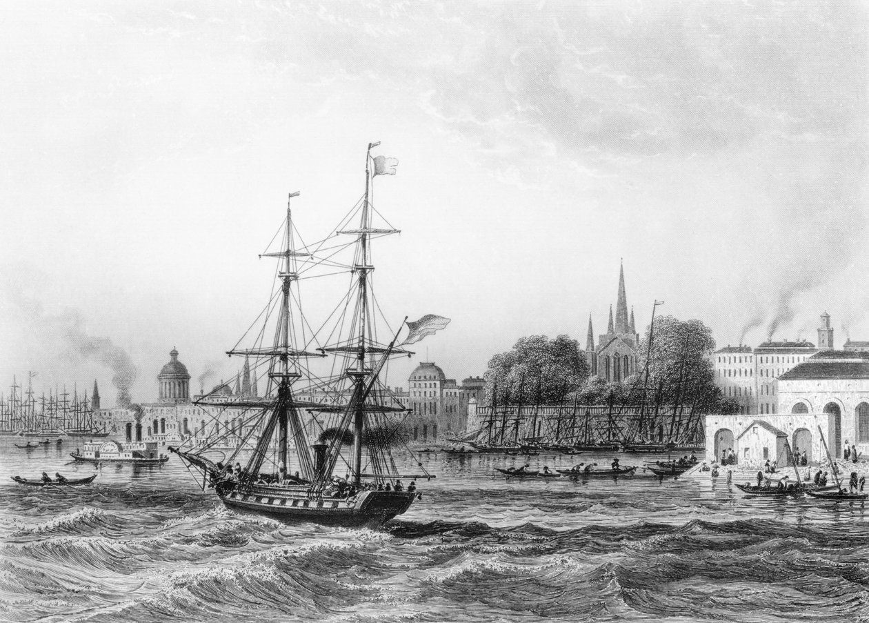 Le port de la Nouvelle-Orléans - Charles de Lalaisse