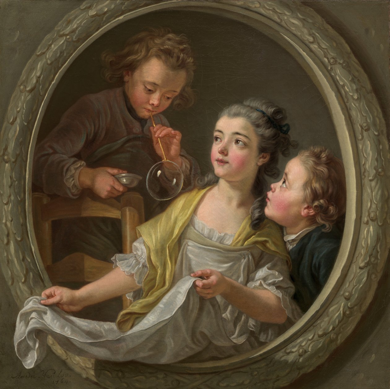 Bulles de savon - Charles-Amedee-Philippe van Loo