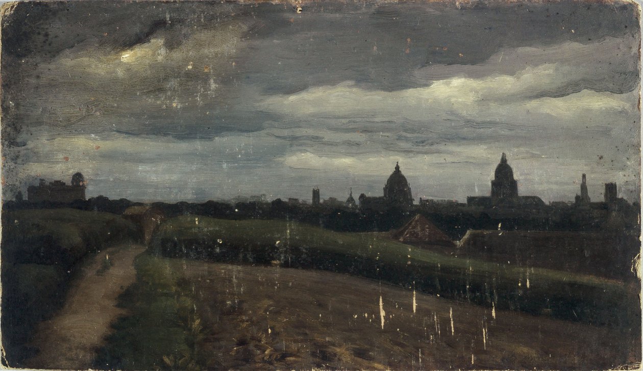 Vue générale de Paris depuis les Gobelins - Charles Emile Cuisin