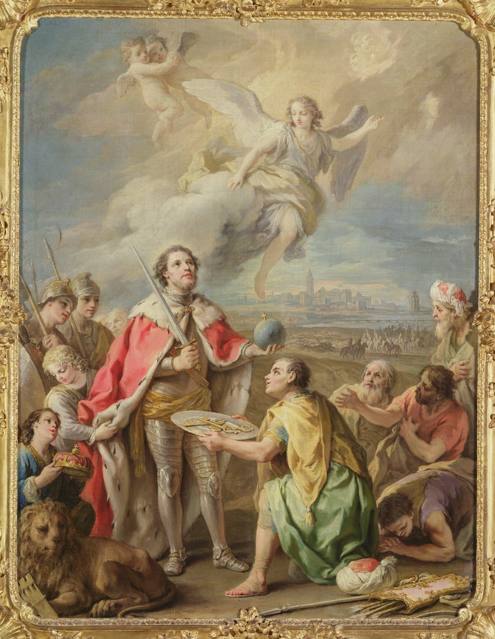 La reddition de Séville à Saint Ferdinand - Charles-Joseph Flipart