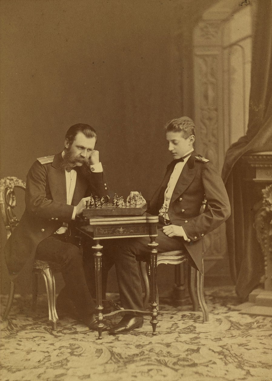 Grand-duc Konstantin Nikolaevich de Russie et Grand-duc Constantin Constantinovitch de Russie - Charles Bergamasco