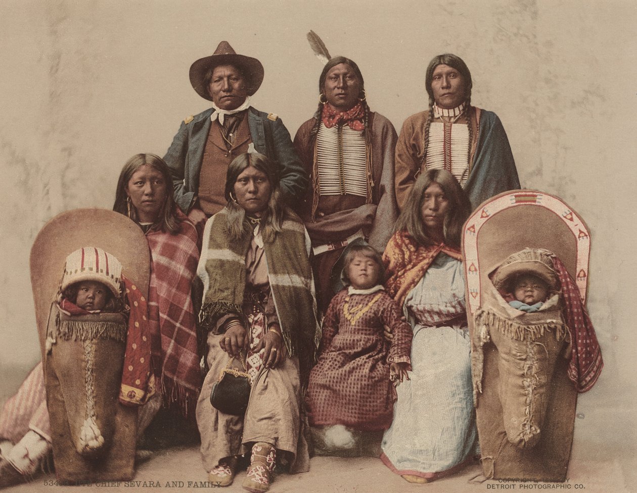 Chef Ute Severo et famille - Charles A. Nast, Detroit Photographic Company