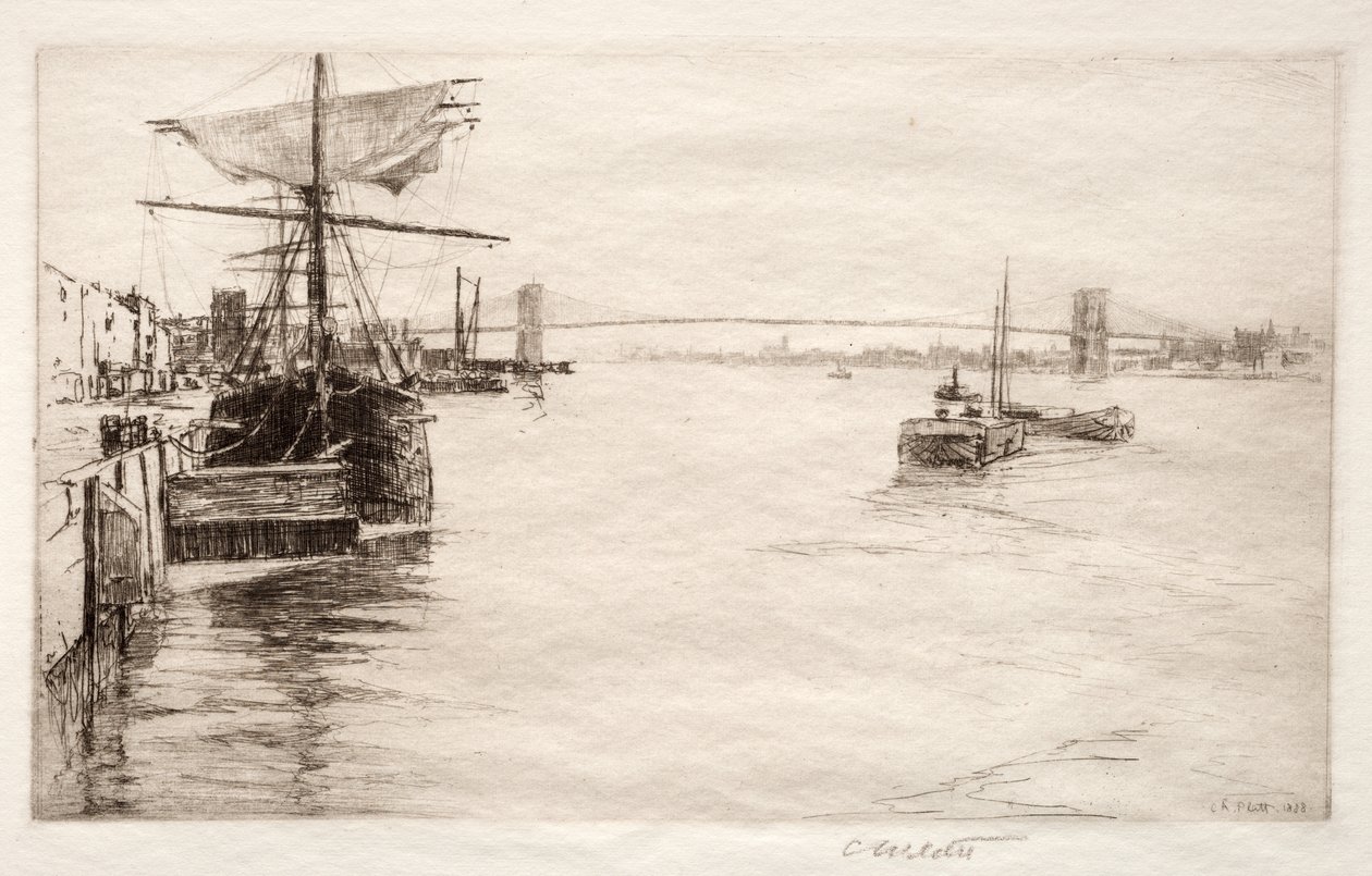 Pont de Brooklyn, 1888 - Charles Adams Platt