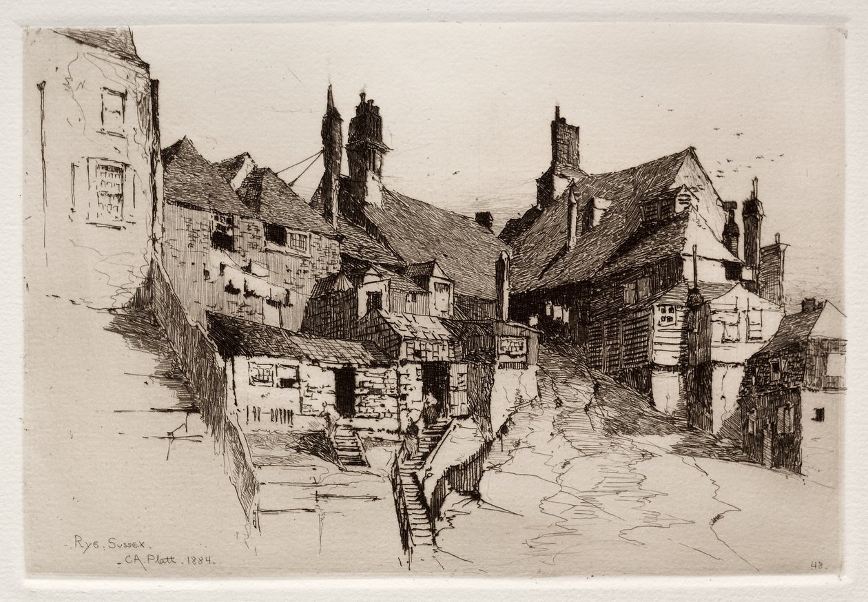 Rye, Sussex, Angleterre, 1884 - Charles Adams Platt