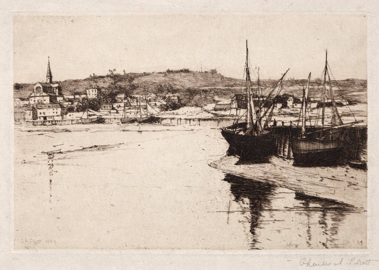 Trouville, 1889 - Charles Adams Platt