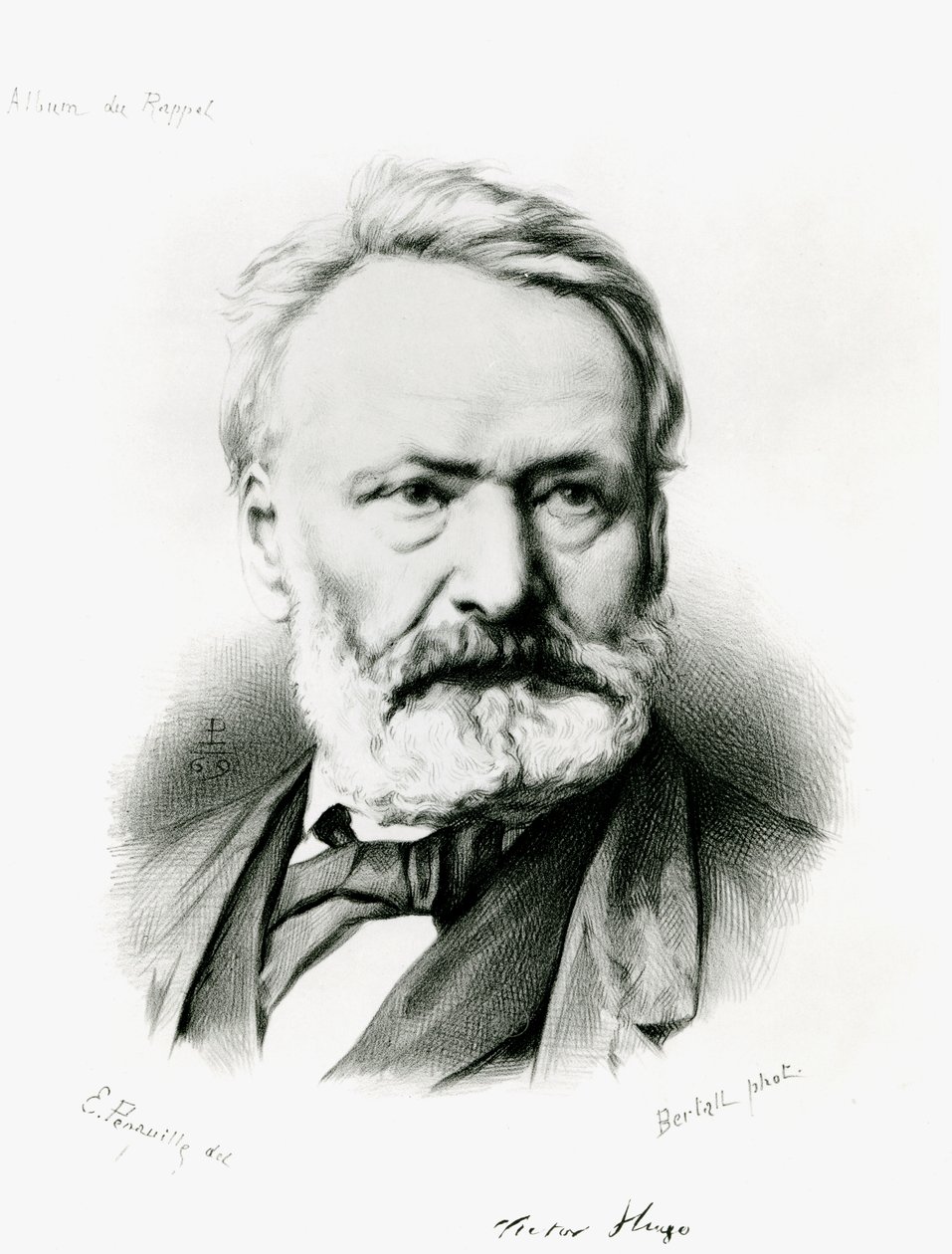 Portrait de Victor Hugo (1802-85) de 