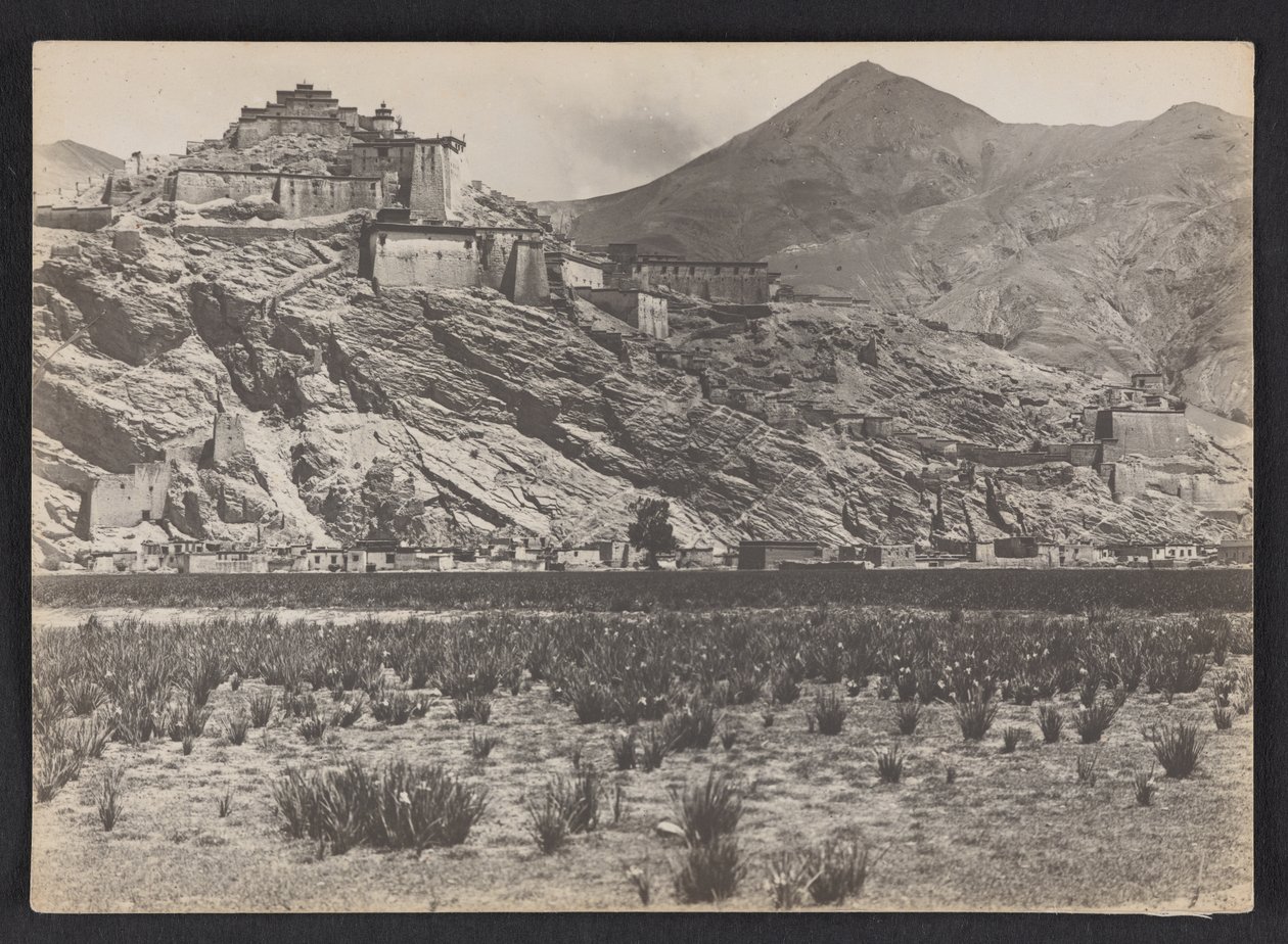 Le fort (dzong) de Gyantse - Charles Alfred Bell