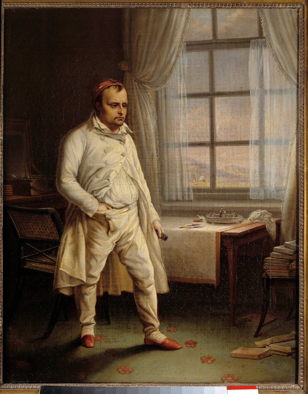 Portrait de Napoléon Ier à Sainte-Hélène dictant ses mémoires - Charles Auguste Steuben