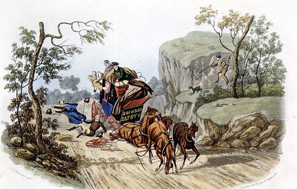 "Les Accidents arrivent même aux Meilleures Voitures!", gravée par R.G. Reeve, publiée par Thomas McLean - Charles B. (after) Newhouse