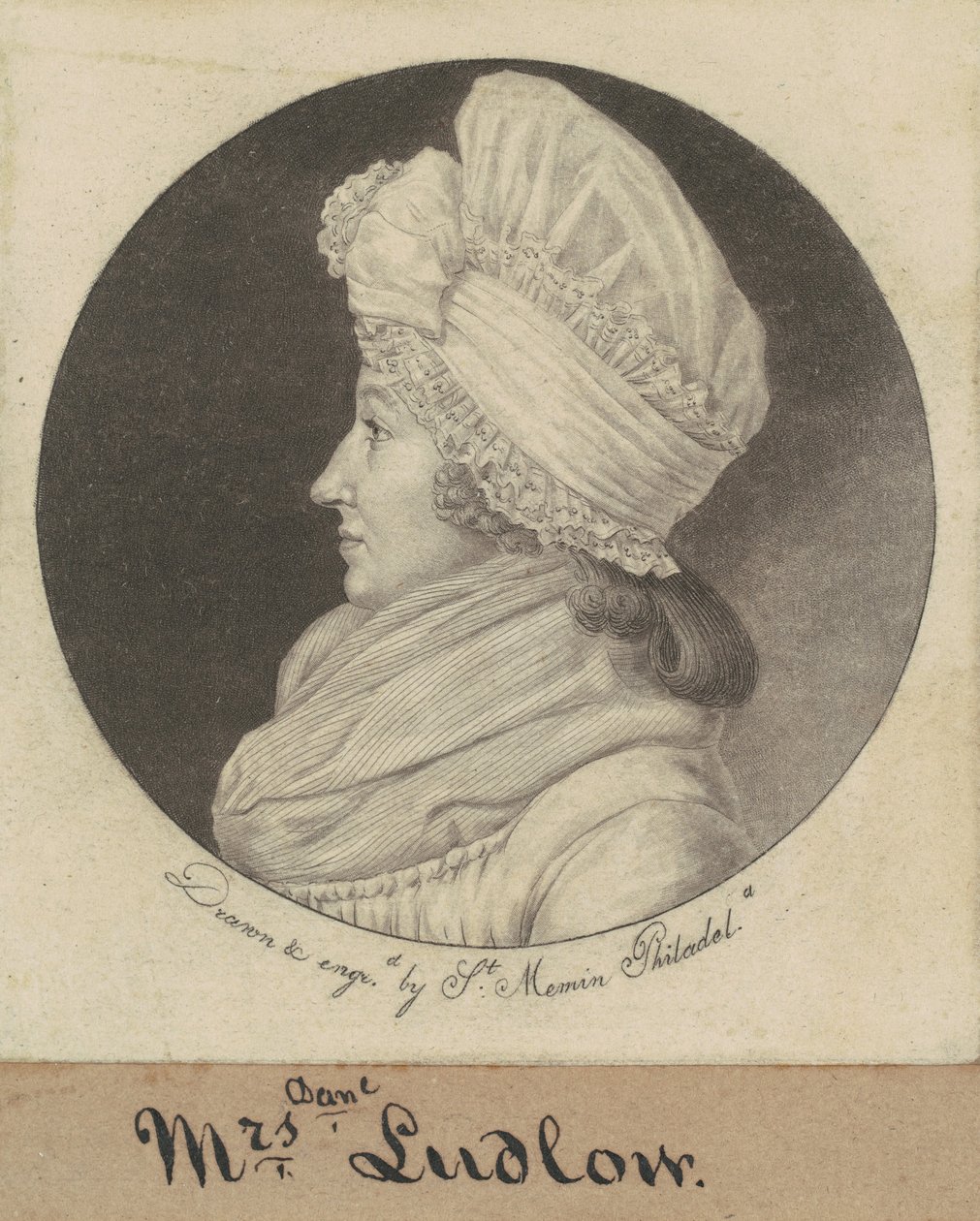 Arabella Duncan Ludlow - Charles B. J. Févret de Saint Mémin