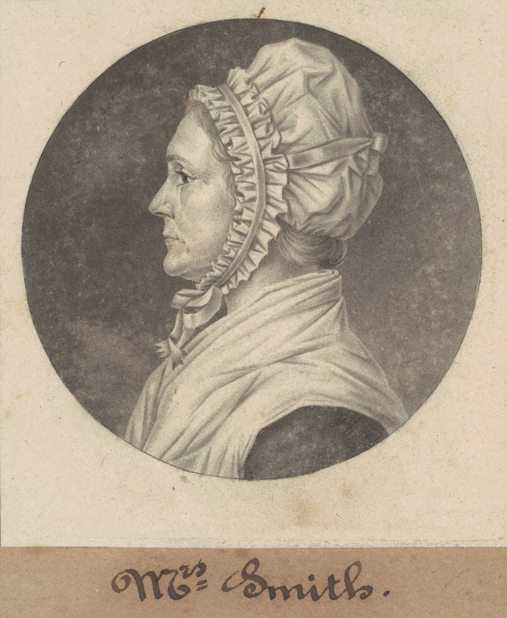 Elizabeth Custis Teackle Smith - Charles B. J. Févret de Saint Mémin
