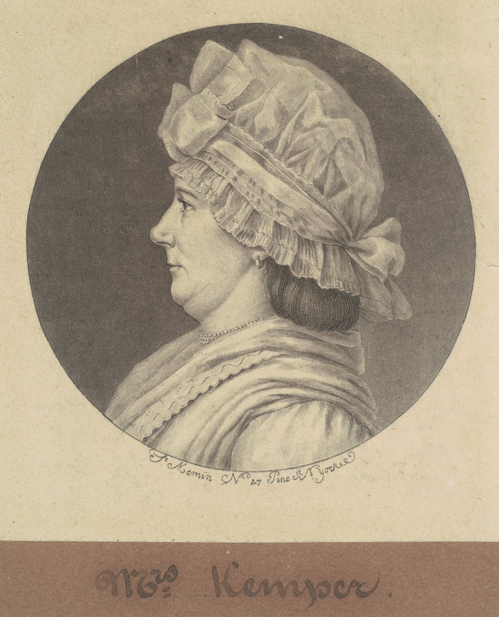 Elizabeth Marius Kemper - Charles B. J. Févret de Saint Mémin