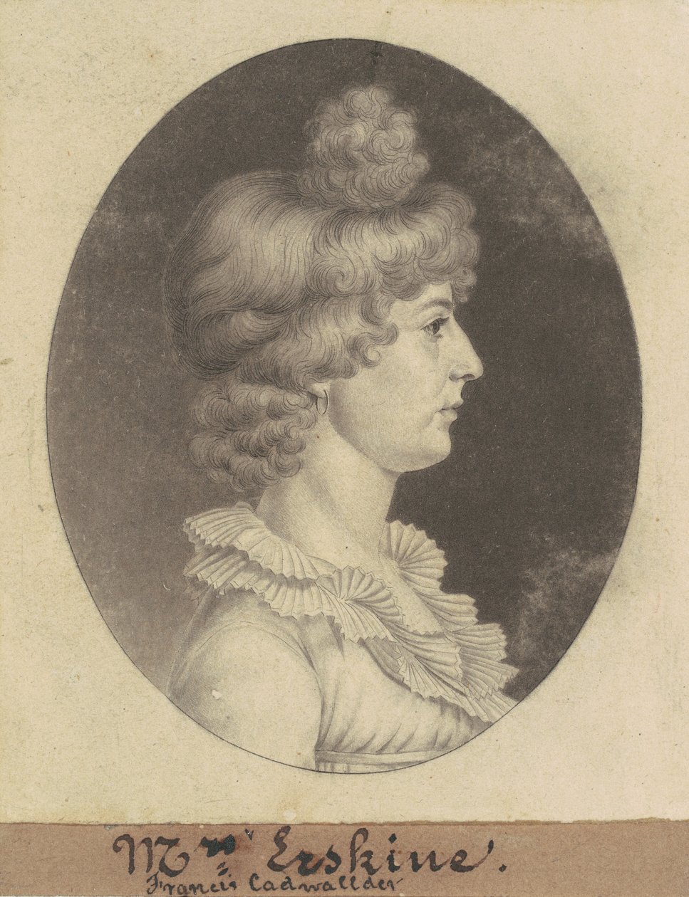 Frances Cadwalader Erskine - Charles B. J. Févret de Saint Mémin