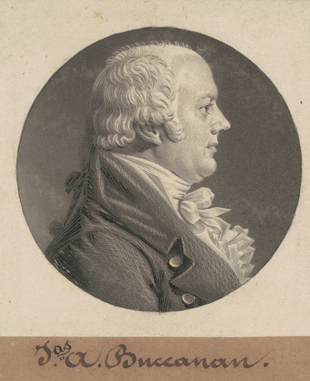James A. Buchanan - Charles B. J. Févret de Saint Mémin