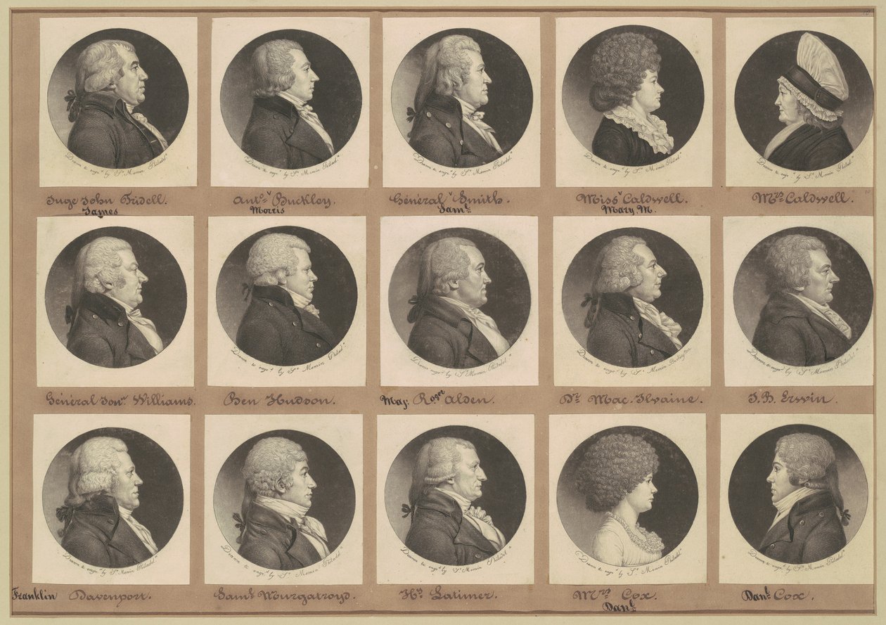 Collection de Portraits de Saint-Mémin, Groupe 10 - Charles B. J. Févret de Saint Mémin