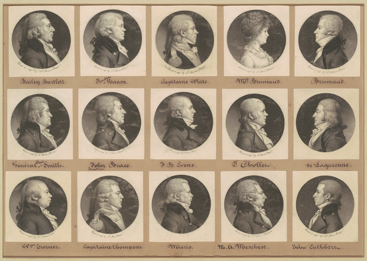 Collection de portraits de Saint-Mémin, Groupe 16 - Charles B. J. Févret de Saint Mémin